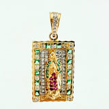 Dije Virgen Guadalupe 4.1gr / 2.9cm / Oro Amarillo 18K ©