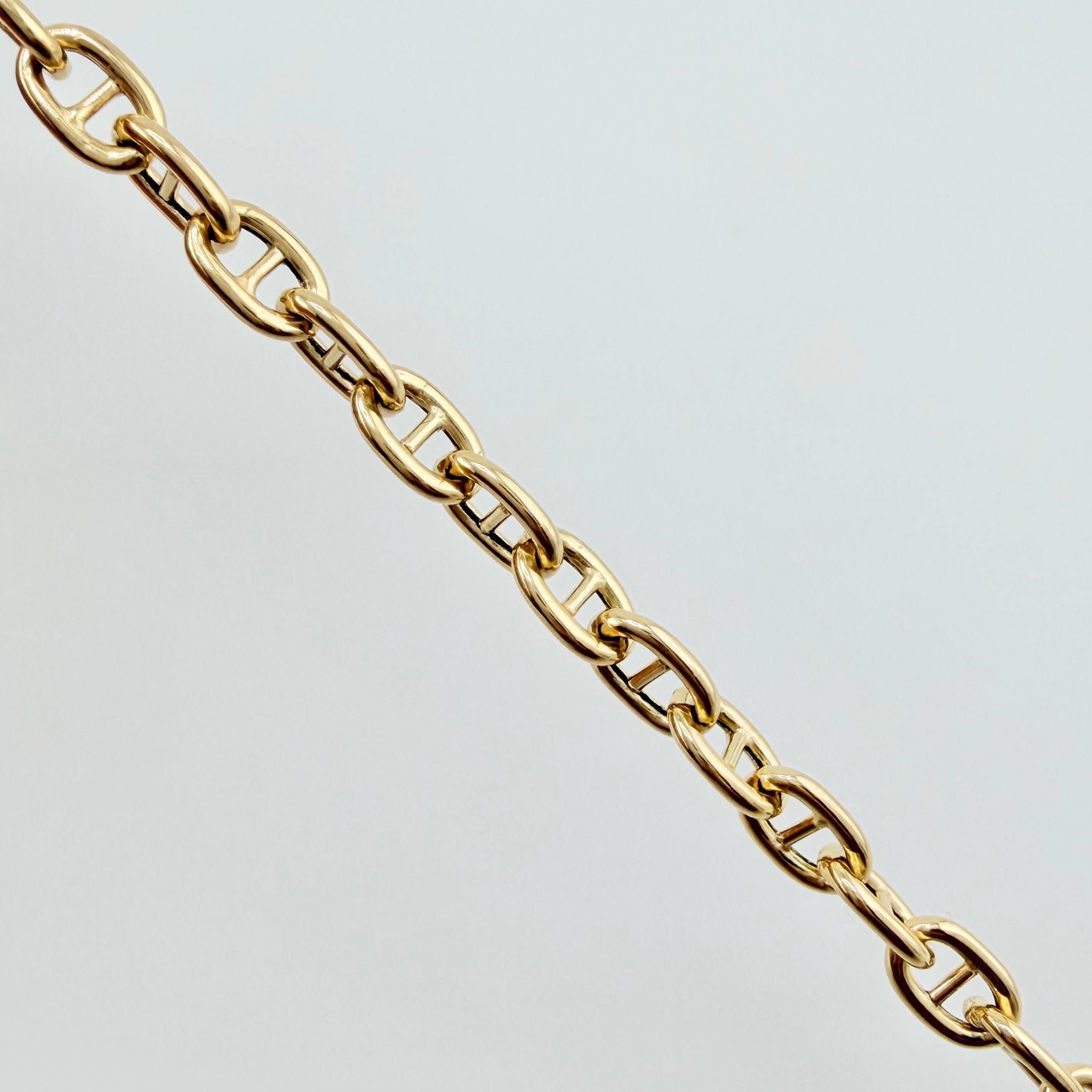 Cadena Escalera Volga 9.65gr / 50cm / 3.8mm Oro Amarillo +3 18K ©