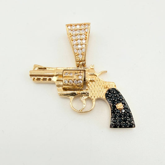 Dije Pistola Movil 3.95gr / 2.6cm / Oro Amarillo 18K ©