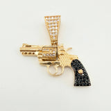 Dije Pistola Movil 3.95gr / 2.6cm / Oro Amarillo 18K ©