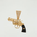 Dije Pistola Movil 3.95gr / 2.6cm / Oro Amarillo 18K ©