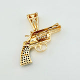 Dije Pistola Movil 4.1gr / 2.7cm / Oro Amarillo 18K