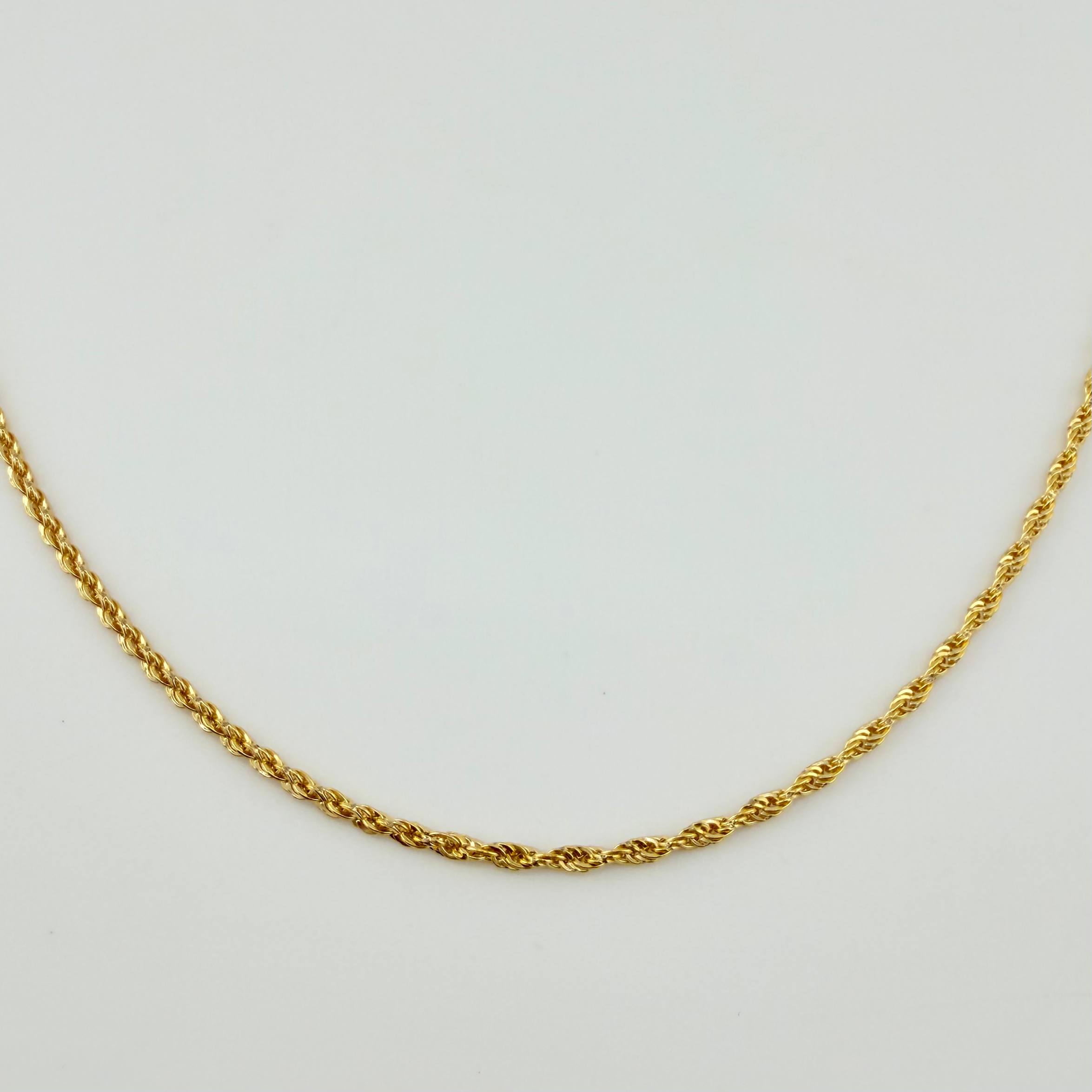 Cadena Lazo 1.2gr / 45cm / 1.5mm Oro Amarillo +3 18K ©