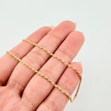 Cadena Lazo 1.2gr / 45cm / 1.5mm Oro Amarillo +3 18K