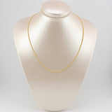 Cadena Lazo 1.2gr / 45cm / 1.5mm Oro Amarillo +3 18K *