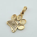 Dije Huella 2gr / 2.3cm / Oro Amarillo 18K ©