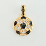 Dije Balon Futbol 2.8gr / 2.2cm / Oro Amarillo 18K