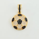 Dije Balon Futbol 2.75gr / 2.2cm / Oro Amarillo 18K ©