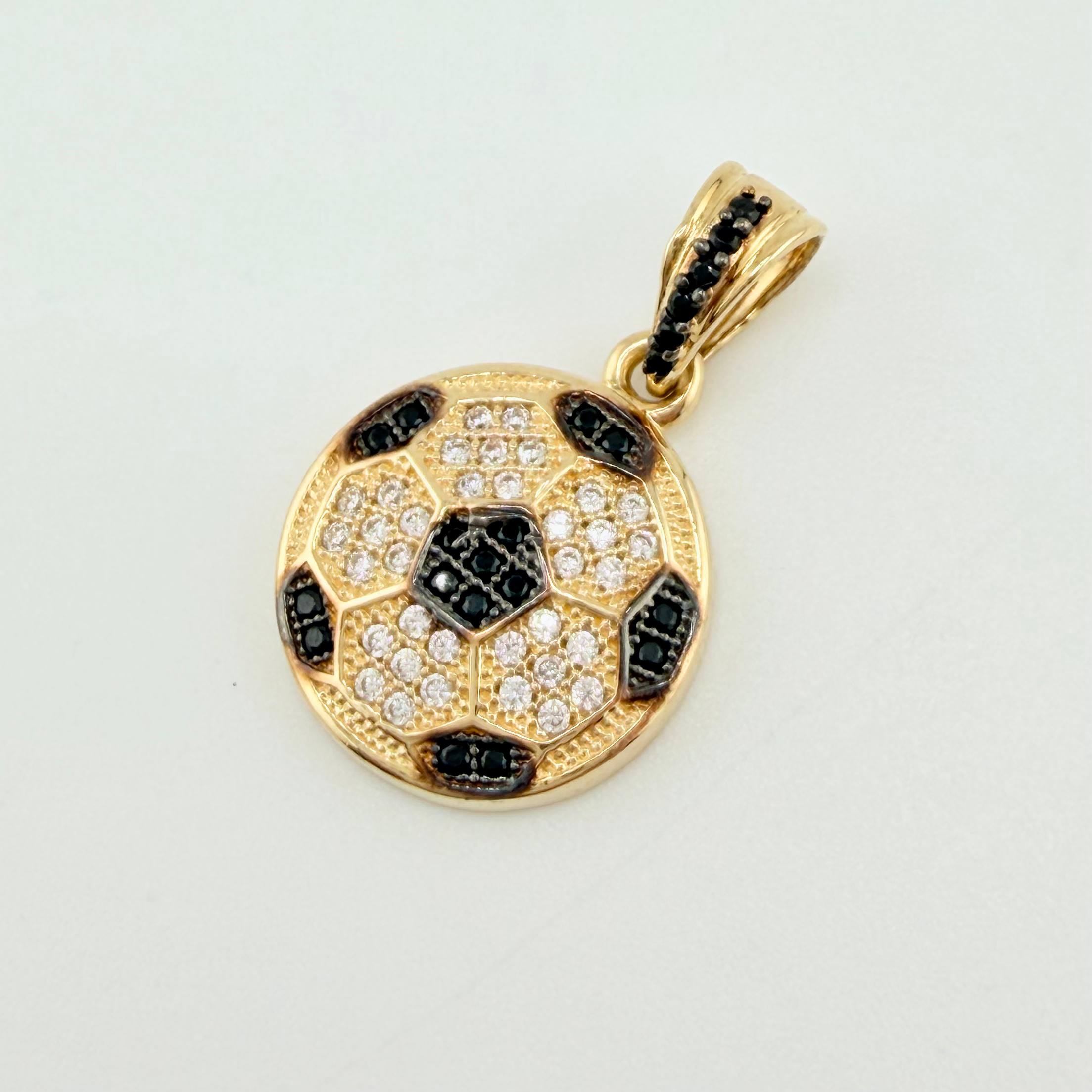 Dije Balon Futbol 2.75gr / 2.2cm / Oro Amarillo 18K ©