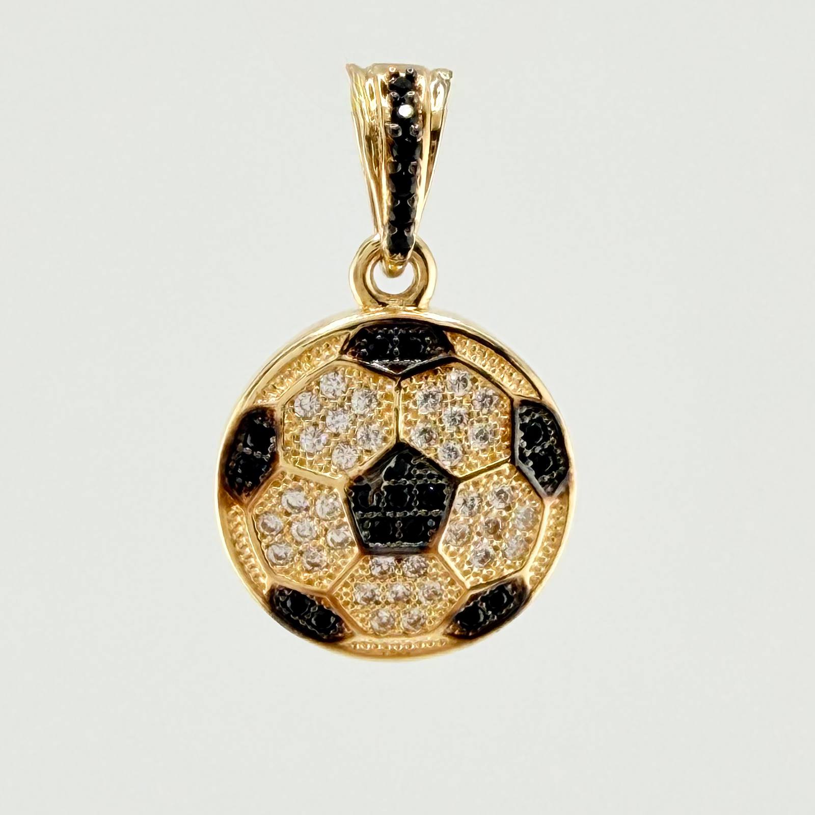 Dije Balon Futbol 2.75gr / 2.2cm / Oro Amarillo 18K ©