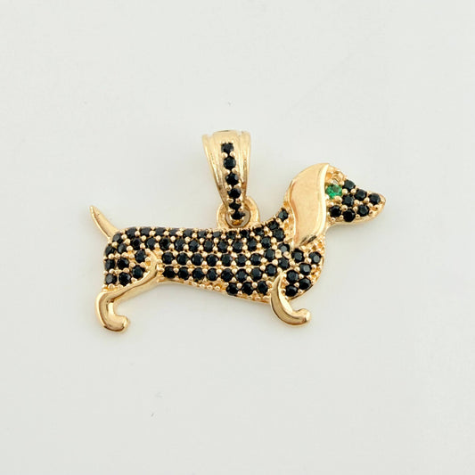 Dije Perro Salchicha 2.1gr / 1.7cm / Oro Amarillo 18K ©
