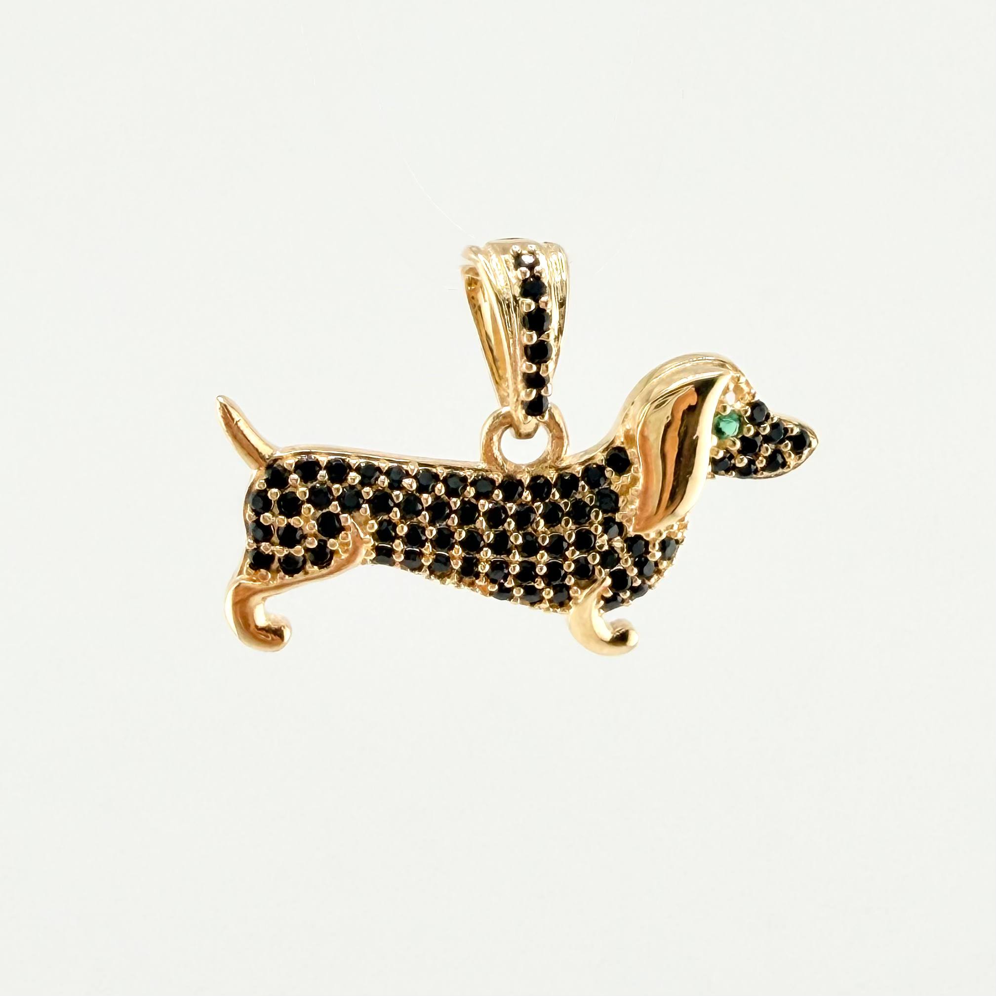 Dije Perro Salchicha 2.1gr / 1.7cm / Oro Amarillo 18K ©