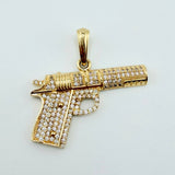 Dije Pistola 4.7gr / 3.1cm / Oro Amarillo 18K ©