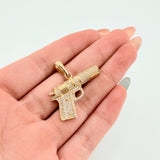 Dije Pistola 4.7gr / 3.1cm / Oro Amarillo 18K ©