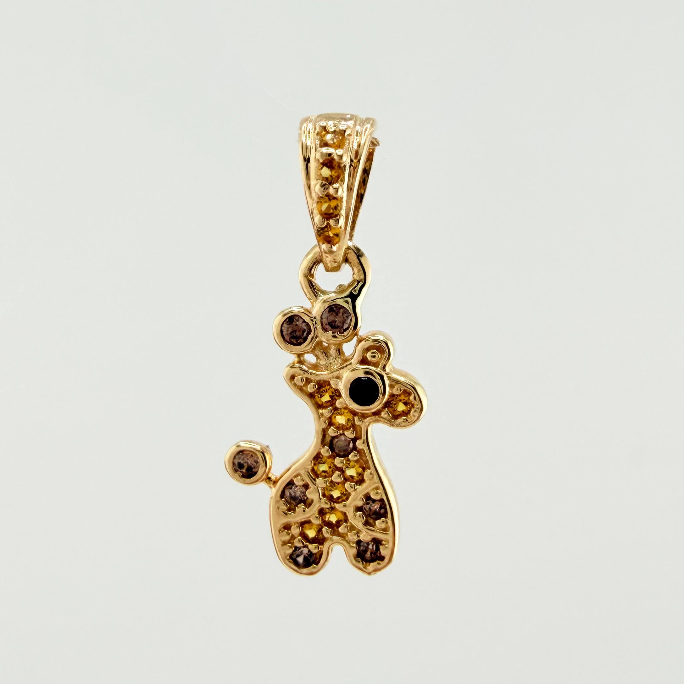 Dije Jirafa 1.1gr / 1.9cm / Oro Amarillo 18K ©