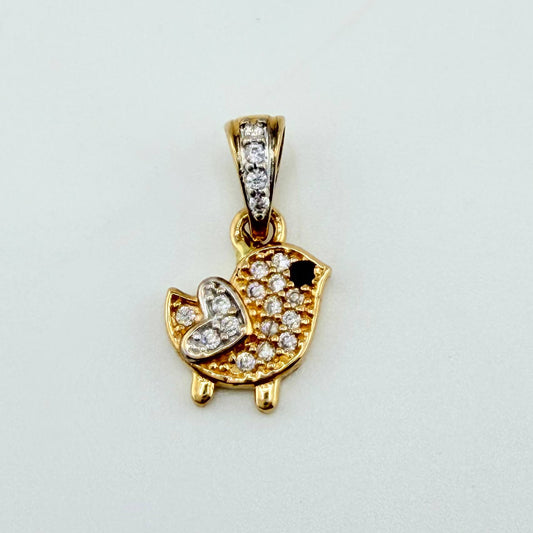 Dije Pajarito 0.95gr / 1.5cm / Oro Amarillo 18K ©