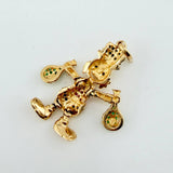 Dije Pato Bolsa Dinero 4.15gr / 3.4cm / Oro Amarillo 18K ©