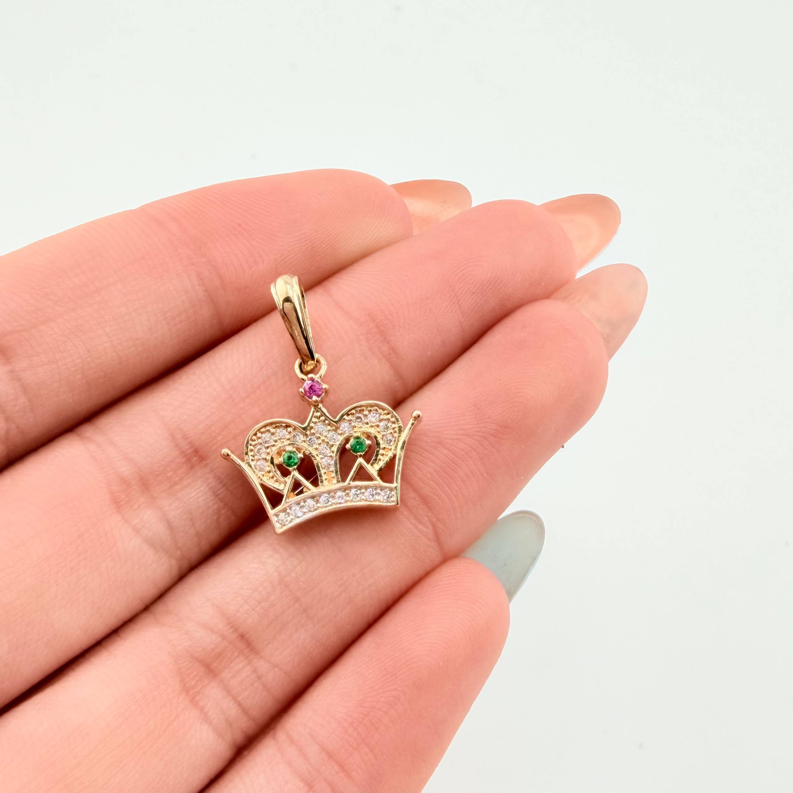 Dije Corona 1.9gr / 2cm / Oro Amarillo 18K ©