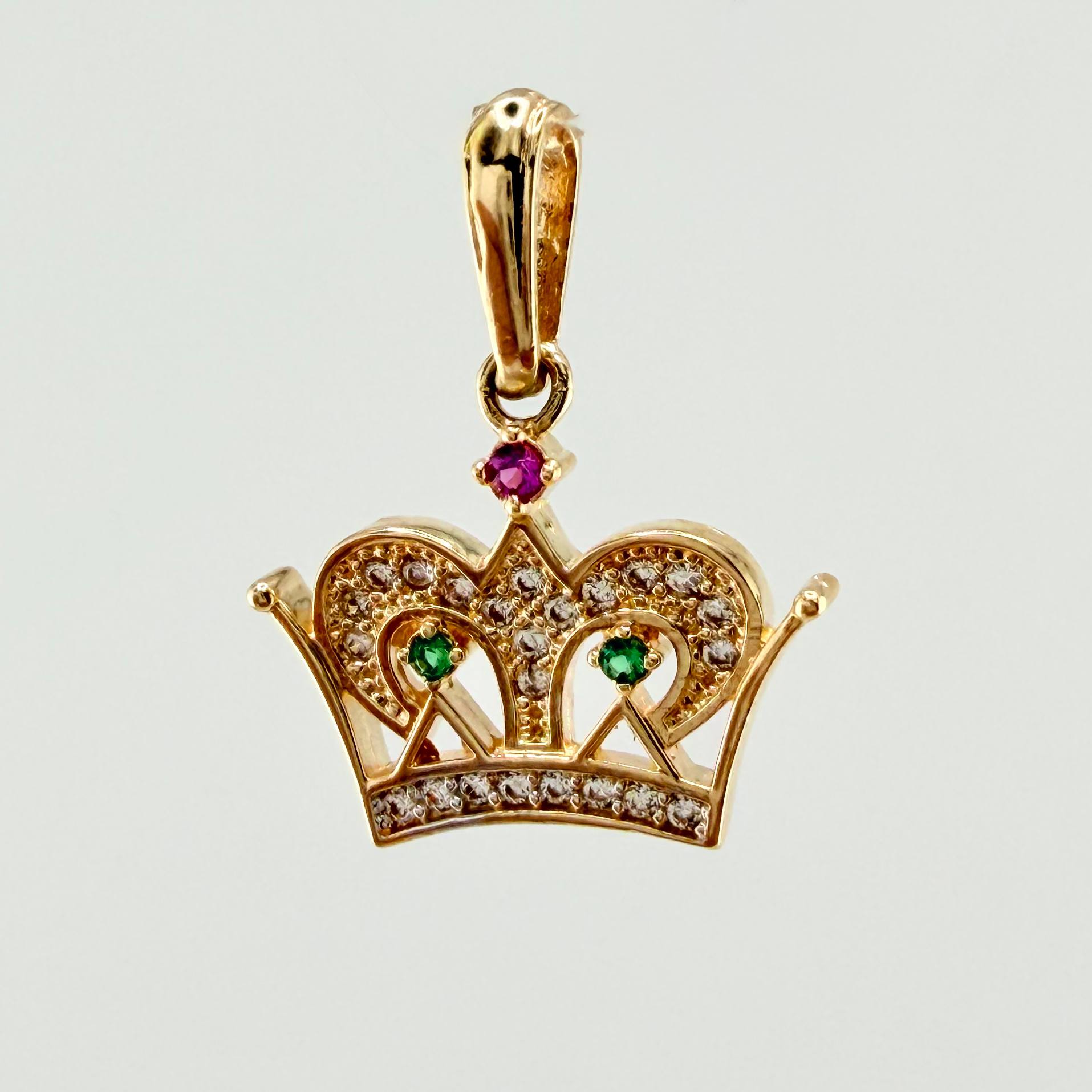 Dije Corona 1.9gr / 2cm / Oro Amarillo 18K ©