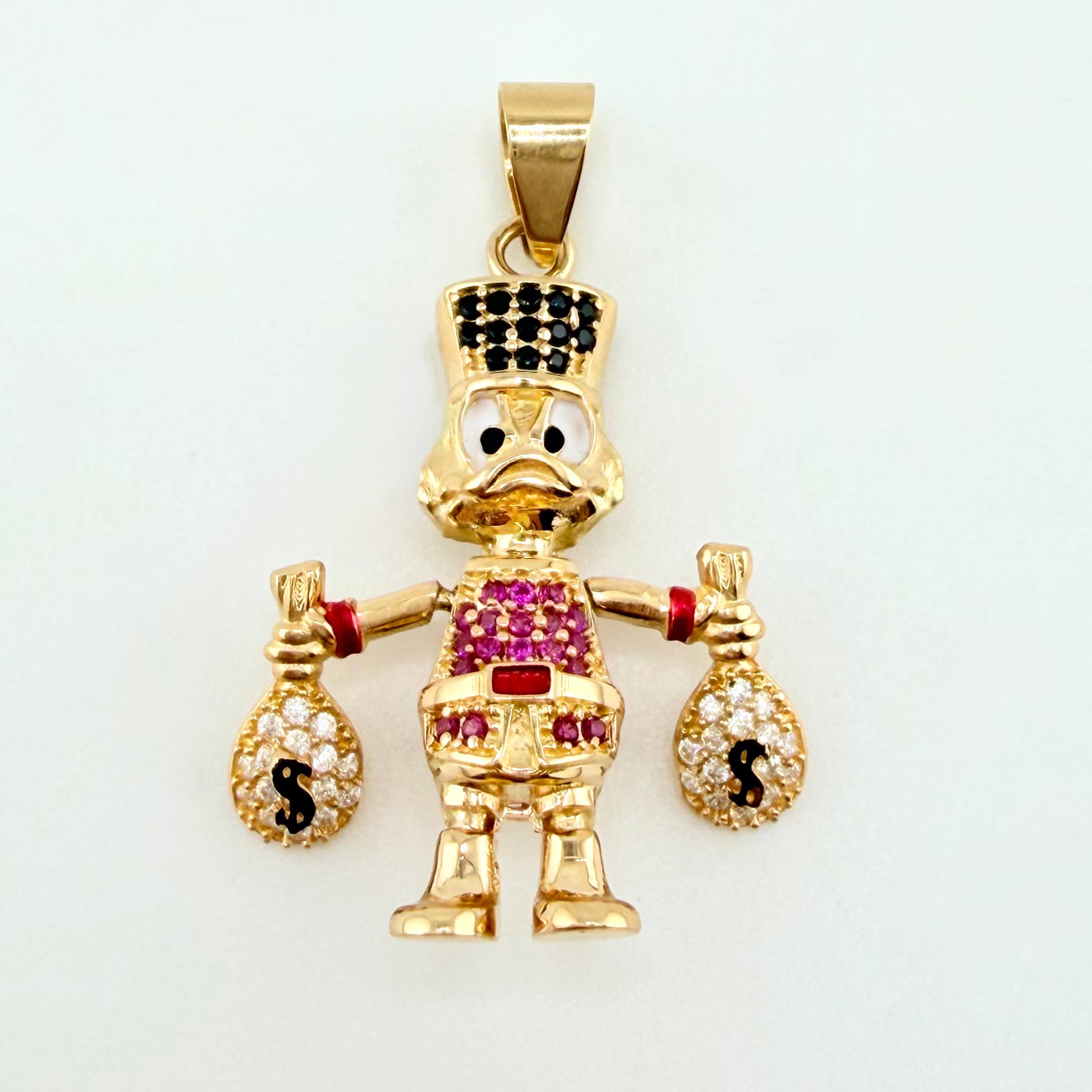 Dije Pato Bolsa Dinero 5gr / 3.5cm / Oro Amarillo 18K ©