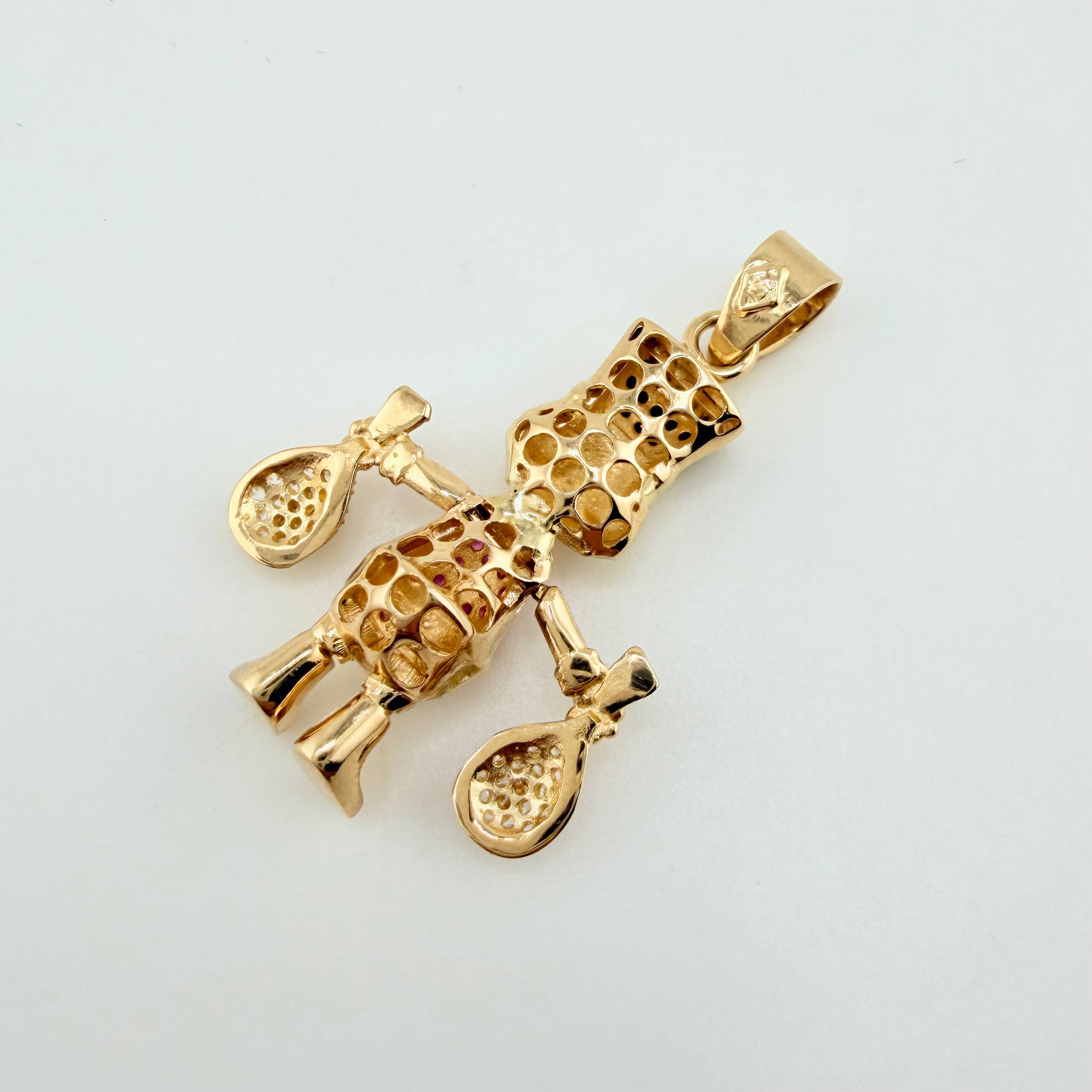 Dije Pato Bolsa Dinero 5gr / 3.5cm / Oro Amarillo 18K ©