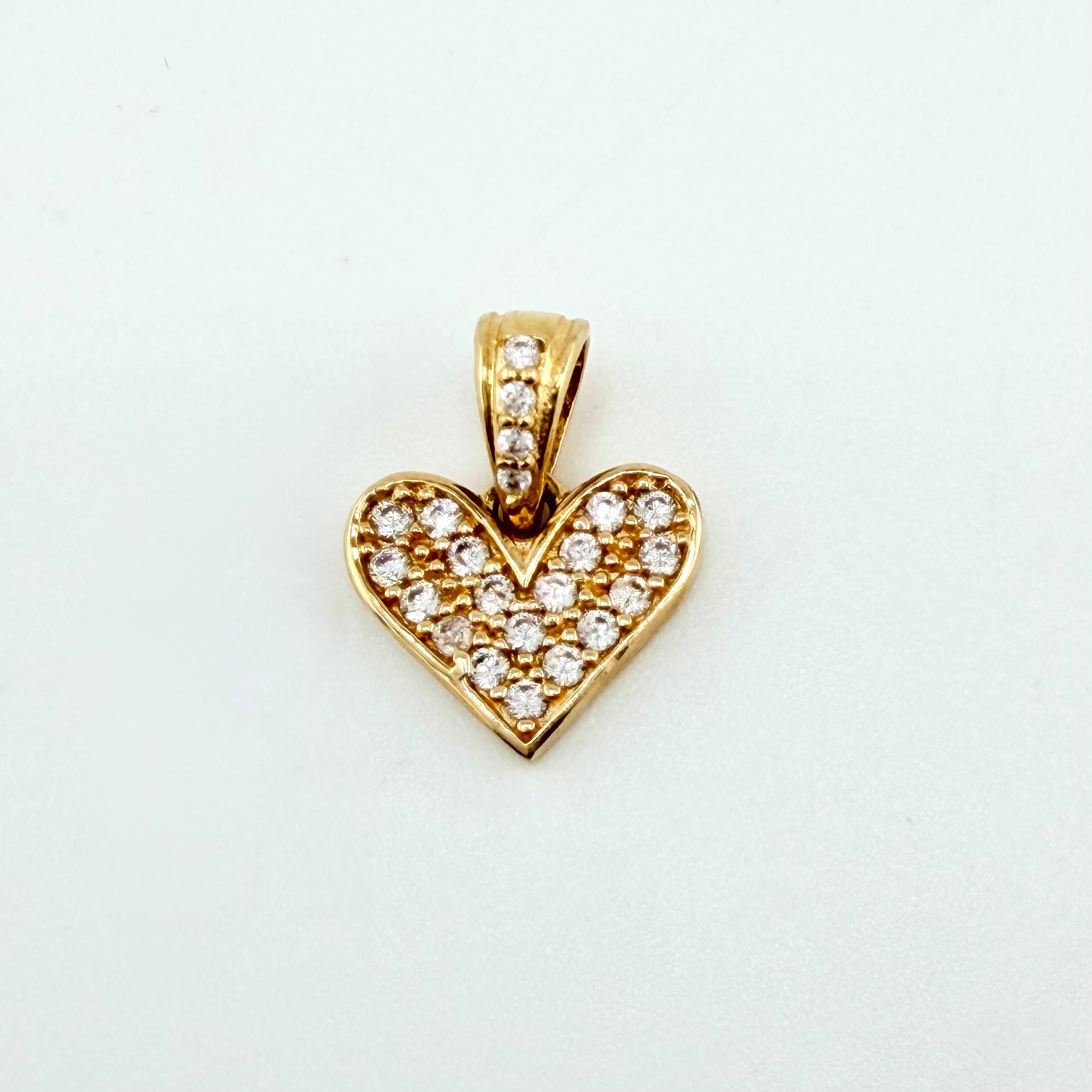 Dije Corazon 1.15gr / 1.3cm / Oro Amarillo 18K
