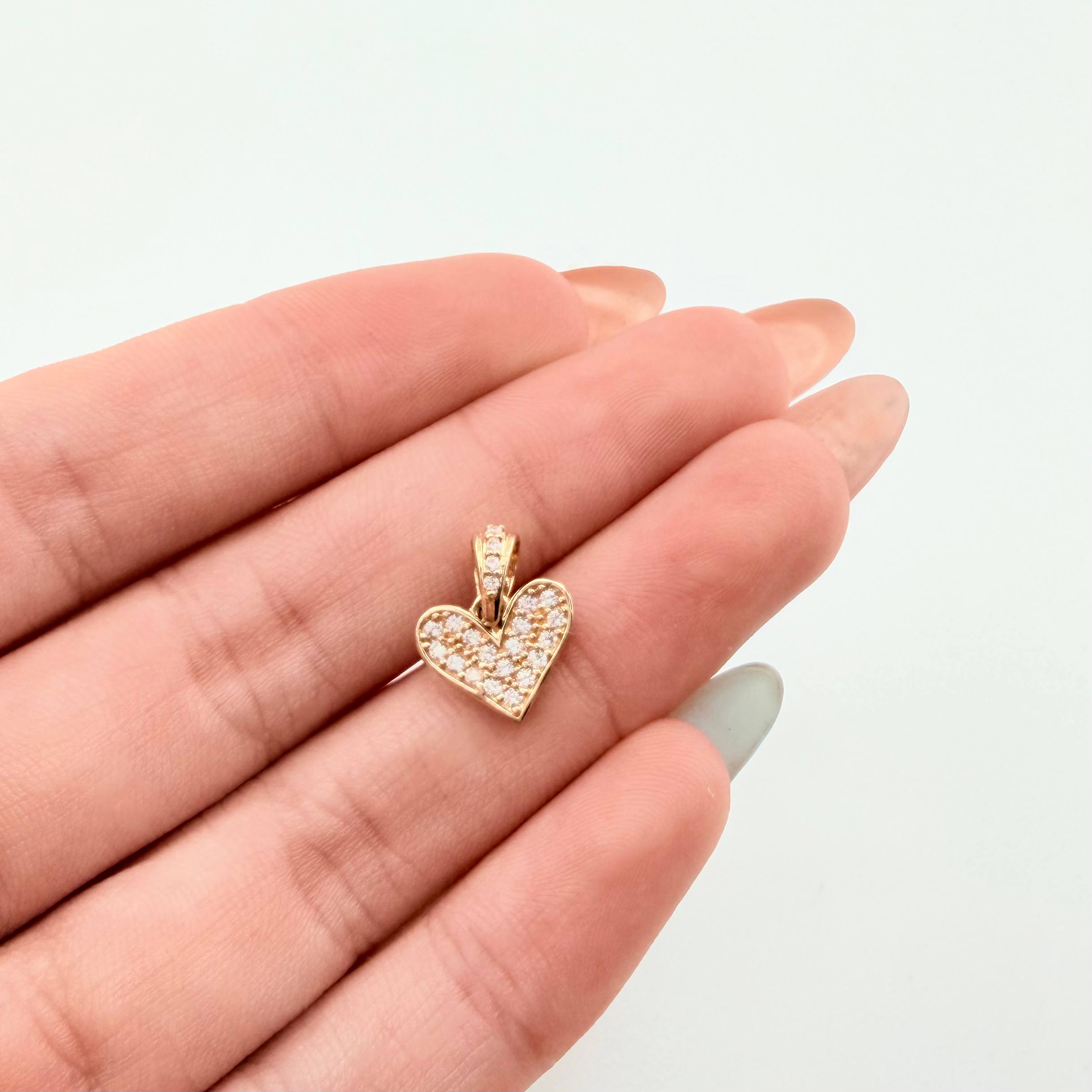 Dije Corazon 1.15gr / 1.3cm / Oro Amarillo 18K