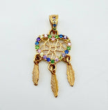 Dije Corazon Atrapasueños 1.5gr / 2.7cm / Oro Amarillo 18K ©