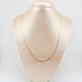 Cadena Plana 1.75gr / 50cm / 1.3mm Oro Amarillo +3 18K