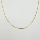Cadena Plana 1.4gr / 40cm / 1.3mm Oro Amarillo +3 18K