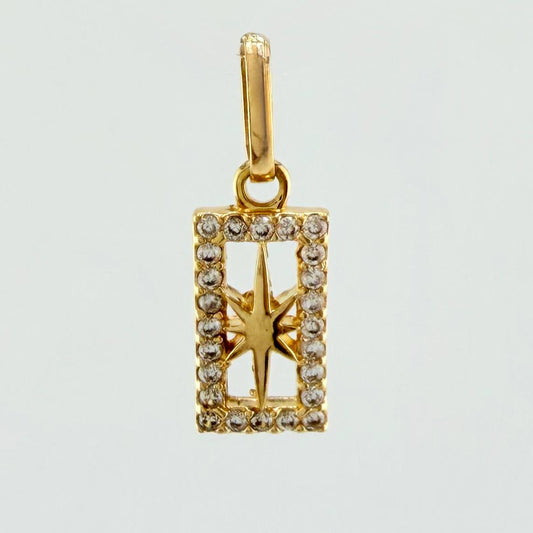 Dije Estrella Cardinal 1.05gr / 1.8cm / Oro Amarillo 18K