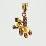 Dije Oso Mano Arriba 2.55gr / 2.6cm / Oro Amarillo 18K