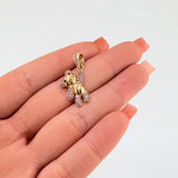 Dije Oso Mano Arriba 2.55gr / 2.6cm / Oro Amarillo 18K