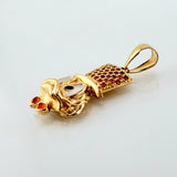 Dije Cara Pato 4.25gr / 3.1cm / Oro Amarillo 18K