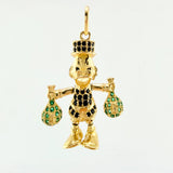 Dije Pato Bolsa Dinero 4.4gr / 3.5cm / Oro Amarillo 18K