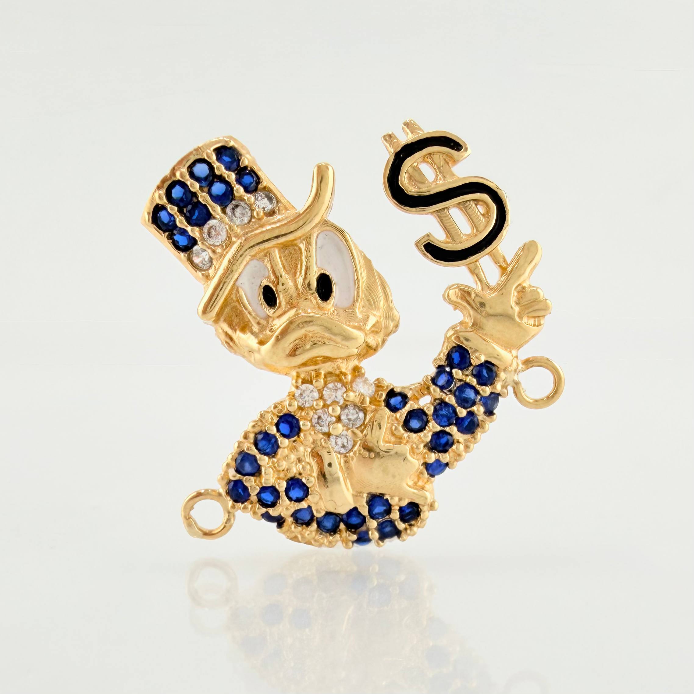 Herraje Pato Inspirado 4.05gr / 2.2cm / Oro Amarillo 18K