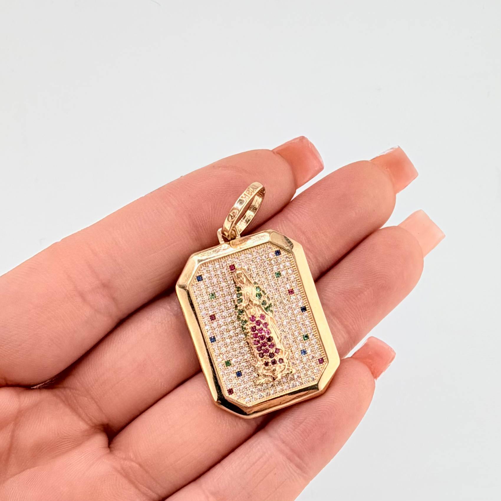 Dije Virgen Guadalupe 10gr / 4.2cm / Oro Amarillo 18K