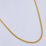 Cadena Cubana Reticulada 1.8gr / 45cm / +3 Oro 18K &