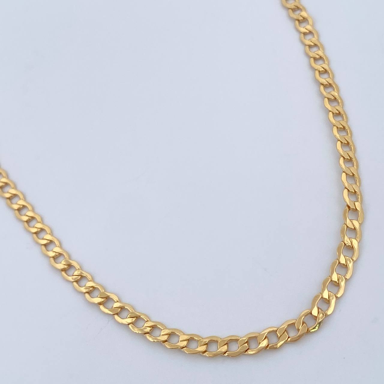 Cadena Cubana 6.2gr / 60cm / +0 Oro 18K &