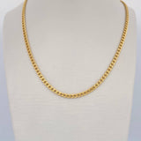 Cadena Cubana 7.45gr / 60cm / +1 Oro 18K &
