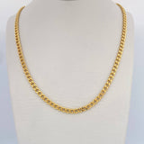 Cadena Cubana 11.2gr / 60cm / +0 Oro 18K &