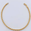 Pulso Lazo 1.95gr / 19cm / +3 Oro 18K &