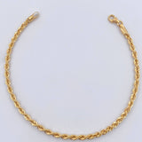 Pulso Lazo 1.95gr / 19cm / +3 Oro 18K &