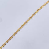 Pulso Escalera 1.2gr / 18.7cm / +3 Oro 18K &