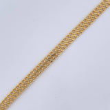 Pulso Sedusa 2.15gr / 19cm / +3 Oro 18K &