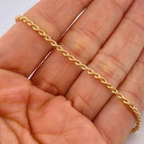 Pulso Lazo 1.45gr / 18cm / +3 Oro 18K &