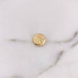 Herraje Virgen Guadalupe Tambor 0.55gr / 1cm / Troquelado Oro Amarillo 18K #