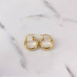 Candongas Nati 2.85gr / 2cm / Lisas Oro Amarillo 18K #