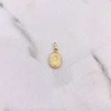 Dije Virgen Milagrosa 0.6gr / 1.9cm / Troquelado Oro Amarillo 18K #