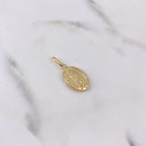 Dije Virgen Guadalupe 0.8gr / 2.4cm / Troquelado Oro Amarillo 18K #